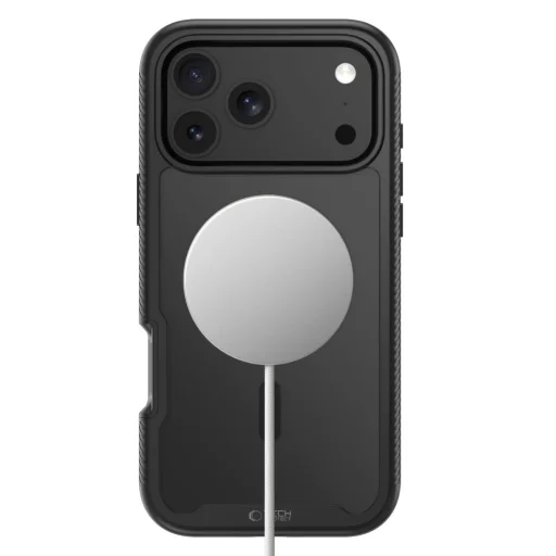 Matné čierne puzdro Tech-Protect Defense MagSafe pre Apple iPhone 17 Pro / 18 Pro - 4
