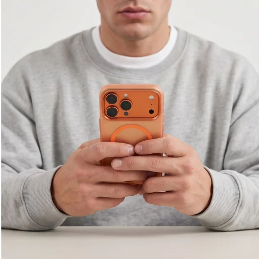 Apple iPhone 17 Pro / 18 Pro matné kozmicky oranžové puzdro Tech-Protect MagZero MagSafe - 6