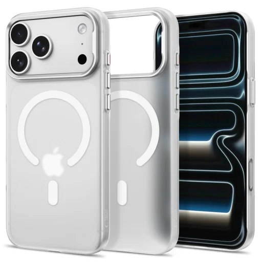 iPhone 17 Pro Max / 18 Pro Max matné biele puzdro Tech-Protect MagZero MagSafe - 1