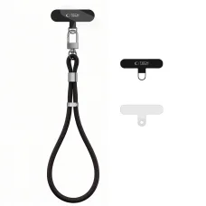 Tech-Protect C11S Rope Wrist Strap pútko na ruku – obsidiánová čierna