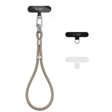 Tech-Protect C11S Rope Wrist Strap pútko na ruku, mokka béžová