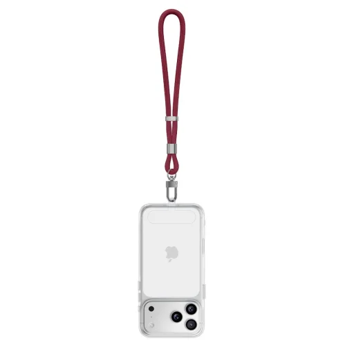 Tech-Protect C11S Rope pútko na zápästie, vínovočervené - 4
