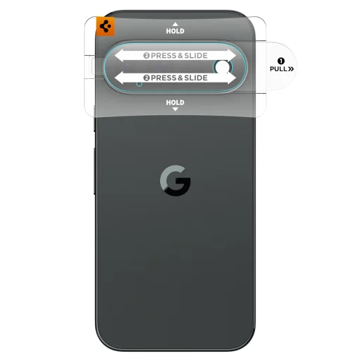  Google Pixel 11 Pro XL Spigen Glass tR EZ Fit Optik Pro kameralencse-védő, 2 db, kristálytiszta - 3