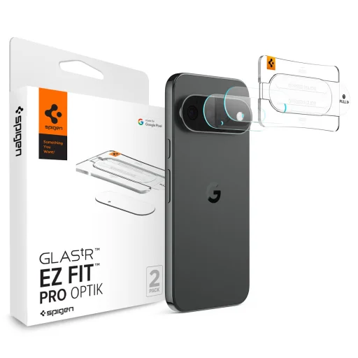  Google Pixel 11 Pro XL Spigen Glass tR EZ Fit Optik Pro kameralencse-védő, 2 db, kristálytiszta - 1