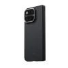  Google Pixel 11 Pro Fold fekete/szürke sávolykötésű Pitaka Edge Case aramidszálas hátlap tok Axis funkcióval thumbnail