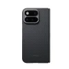  Google Pixel 11 Pro Fold fekete/szürke sávolykötésű Pitaka Edge Case aramidszálas hátlap tok Axis funkcióval thumbnail
