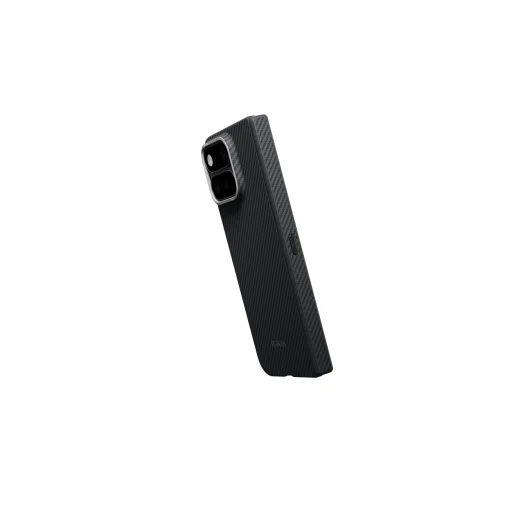  Google Pixel 11 Pro Fold fekete/szürke sávolykötésű Pitaka Edge Case aramidszálas hátlap tok Axis funkcióval - 11