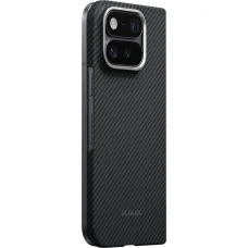 Google Pixel 11 Pro Fold fekete/szürke sávoly PITAKA Edge Case hátlap tok