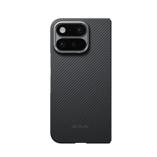  Google Pixel 11 Pro Fold fekete/szürke sávoly PITAKA Edge Case hátlap tok - 2