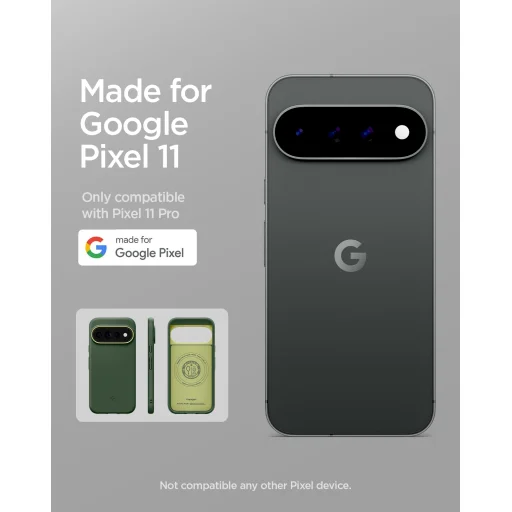 Spigen Nano Pop MagSafe ochranný kryt pre Google Pixel 11 Pro, avokádovo zelená - 11