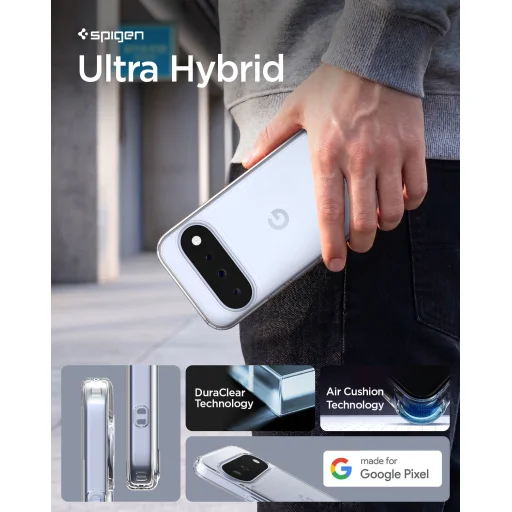 Google Pixel 11 Spigen Ultra Hybrid kryštálovo čisté puzdro - 16