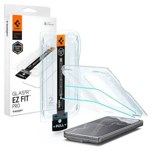 Google Pixel 11 Pro Fold Spigen Glass tR EZ Fit Pro ochranné tvrdené sklo, 2 ks - 1