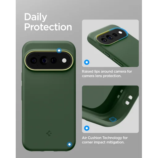  Google Pixel 11 Pro XL avokádózöld Spigen Nano Pop MagFit védőtok - 13