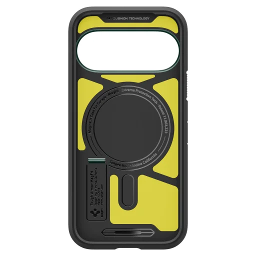 Google Pixel 11 Pro XL tmavozelené puzdro Spigen Tough Armor MagFit - 12