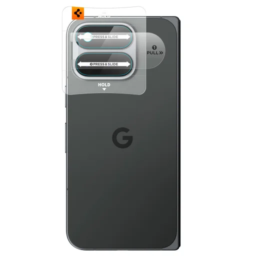  Google Pixel 11 Pro Fold Spigen Glass tR EZ Fit Optik Pro kameralencse-védő üveg, 2 db, kristálytiszta - 3