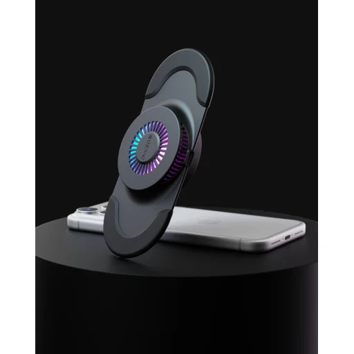 Dviced AERON Grip Qi2.2 nabíjačka a aktívny chladič na hranie – čierna - 9