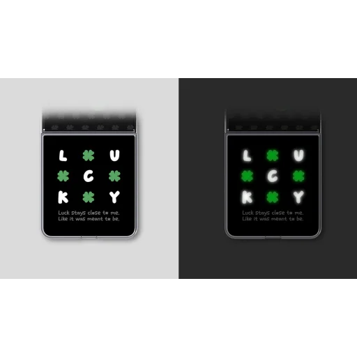 Samsung Galaxy Z Flip 8 FlipSuit Lucky Clover puzdro - 3