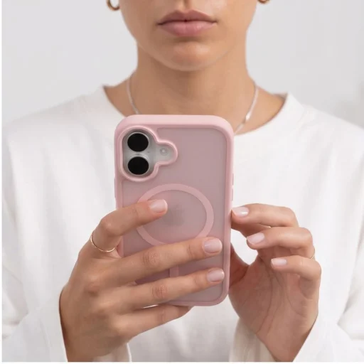 Apple iPhone 17 matné ružové puzdro Tech-Protect BasicMag MagSafe - 6