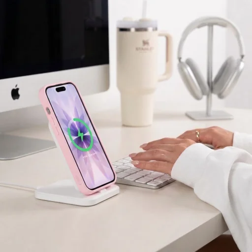 Apple iPhone 17 matné ružové puzdro Tech-Protect BasicMag MagSafe - 9