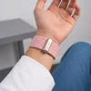 Apple Watch 8 / 9 / 10 / 11 / SE / Ultra (44 / 45 / 46 / 49 mm) svetloružový Tech-Protect Nylon Sport nylonový remienok thumbnail