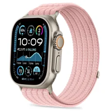 Apple Watch 8 / 9 / 10 / 11 / SE / Ultra (44 / 45 / 46 / 49 mm) svetloružový Tech-Protect Nylon Sport nylonový remienok