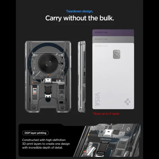 Spigen Ultra Hybrid Wallet MagSafe Neo One mágneses kártyatartó - 7