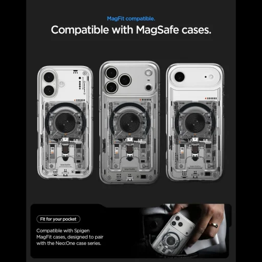 Spigen Ultra Hybrid Wallet MagSafe Neo One mágneses kártyatartó - 11
