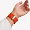Oranžový nylonový športový remienok Tech-Protect na suchý zips pre Apple Watch thumbnail