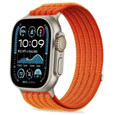 Oranžový nylonový športový remienok Tech-Protect na suchý zips pre Apple Watch