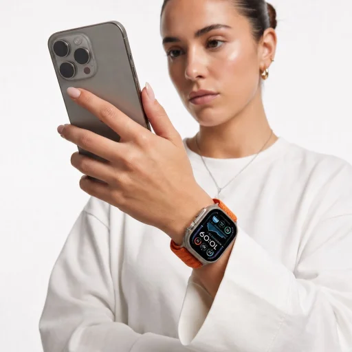 Oranžový nylonový športový remienok Tech-Protect na suchý zips pre Apple Watch - 5