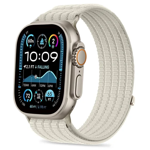 Apple Watch 8 / 9 / 10 / 11 / SE / Ultra 44 / 45 / 46 / 49 mm hviezdny svit Tech-Protect Nylon Sport remienok - 1