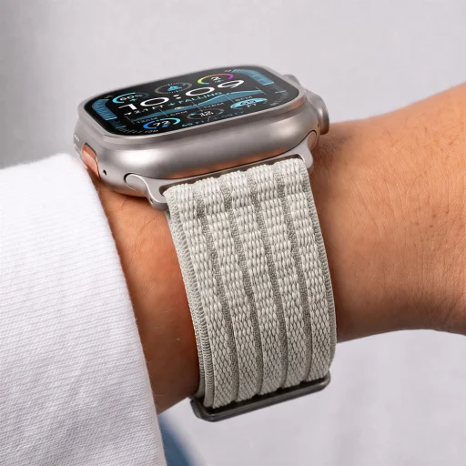 Apple Watch 8 / 9 / 10 / 11 / SE / Ultra 44 / 45 / 46 / 49 mm hviezdny svit Tech-Protect Nylon Sport remienok - 8