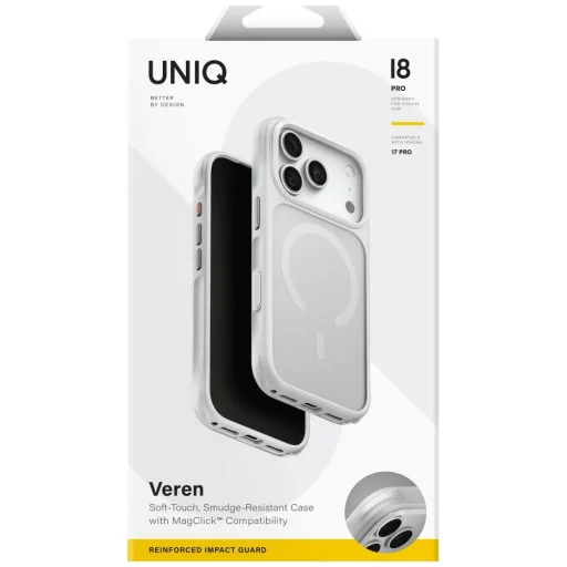  iPhone 18 Pro / 17 Pro UNIQ Veren Magclick Charging tok, deres kréta színben - 7