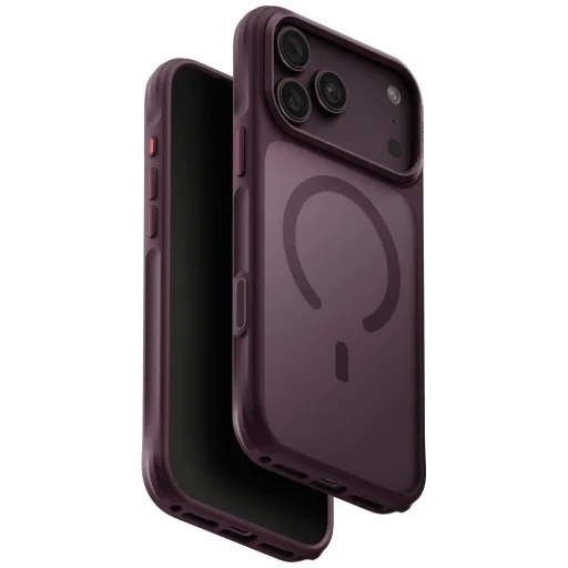  iPhone 18 Pro Max / 17 Pro Max burgundi UNIQ Veren Magclick Charging tok - 1