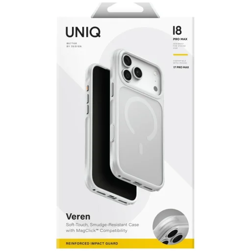 iPhone 18 Pro Max a 17 Pro Max kriedovo biele puzdro UNIQ Veren Magclick Charging - 7