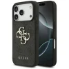  iPhone 18 Pro szürke Guess PU 4G Metal Logo tok thumbnail