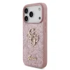  iPhone 18 Pro rózsaszín Guess PU Fixed Glitter 4G Metal Logo tok thumbnail