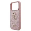 iPhone 18 Pro ružové puzdro Guess PU Fixed Glitter 4G Metal Logo thumbnail