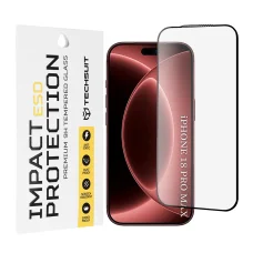  Apple iPhone 18 Pro Max fekete Techsuit ESD Glass kijelzővédő üvegfólia
