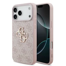Apple iPhone 18 Pro Ružové Guess Hardcase 4G Big Logo (GUHCP18L4GMGPI) puzdro