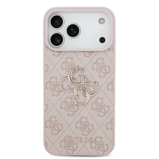  iPhone 18 Pro Max rózsaszín Guess Hardcase 4G Big Logo GUHCP18X4GMGPI tok - 2