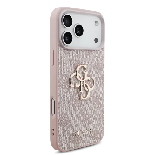  iPhone 18 Pro Max rózsaszín Guess Hardcase 4G Big Logo GUHCP18X4GMGPI tok - 3