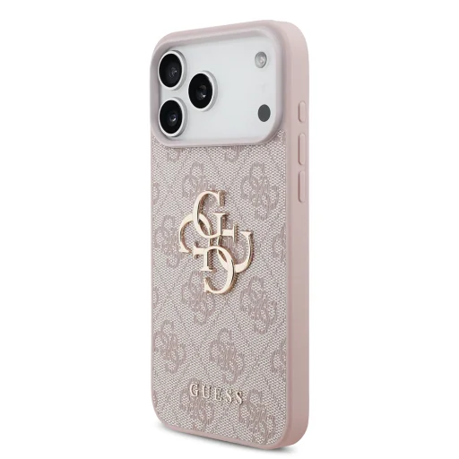 Apple iPhone 18 Pro Ružové Guess Hardcase 4G Big Logo (GUHCP18L4GMGPI) puzdro - 5