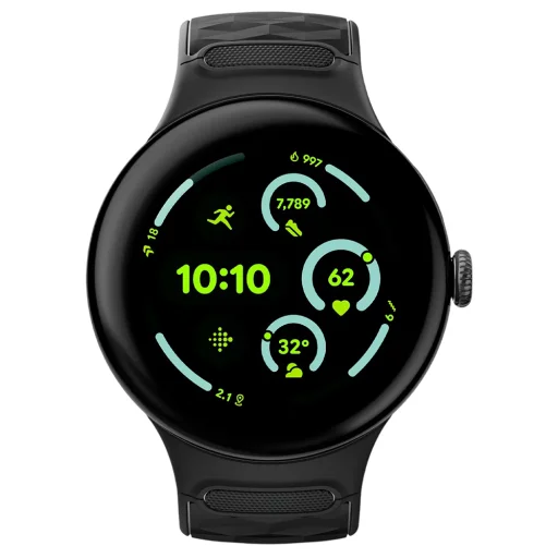 Google Pixel Watch 3 / Watch 4 / Watch 5 45 mm matná čierna Spigen Parallax (AMP10192) - 3
