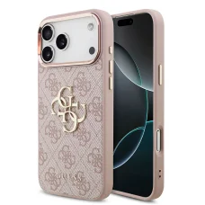  Apple iPhone 18 Pro Max rózsaszín Guess Hardcase 4G Big Classic Logo GUHCP18X4GMGCPI tok