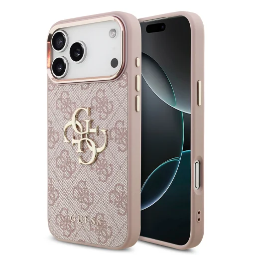 iPhone 18 Pro ružové puzdro Guess Hardcase 4G Big Classic Logo - 1
