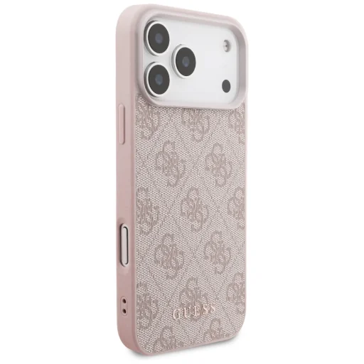 Apple iPhone 18 Pro ružový Guess Hardcase 4G Classic Logo GUHCP18LG4GFPI kryt - 4