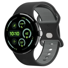  Google Pixel Watch 41 mm fekete szezám Spigen Nano Pop (AMP09486) szilikon óraszíj