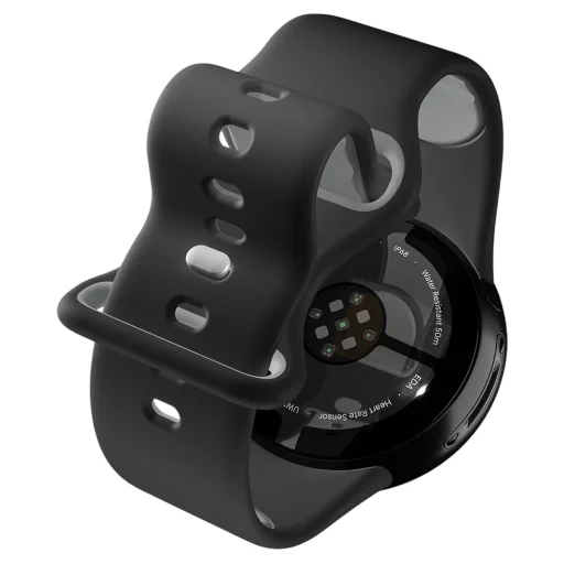 Google Pixel Watch 3 / Watch 4 / Watch 5 45 mm čierno-sezamový Spigen Nano Pop (AMP09491) silikónový remienok - 6