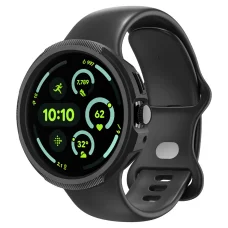  Google Pixel Watch 4 41mm / Watch 5 41mm matt fekete Spigen Liquid Air ACS09483 védőtok